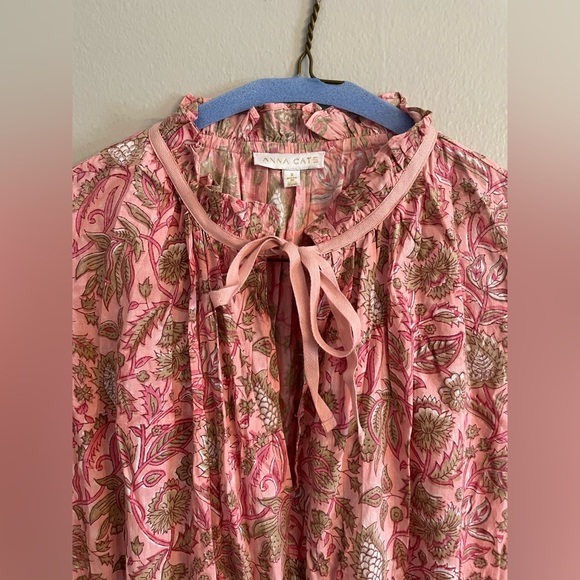 Anna Cate Isabella Dress Block Print Pink Floral - Picture 4 of 9